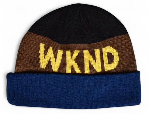 WKND - Collision Watchcap Beanie (Black/Khaki/Navy)